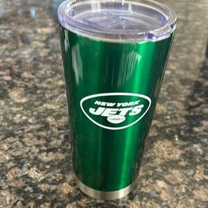 JETS 20 Oz STAINLESS STELL TUMBLER NWT